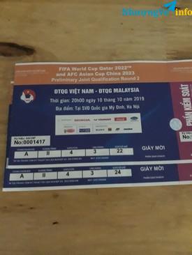 Ảnh 4 vé mời A II cửa 4 sát nhau 4trieu 1 cặp