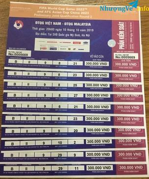 Ảnh VÉ VIỆT NAM-MALAYSIA KHÁN ĐÀI A,B,C,D