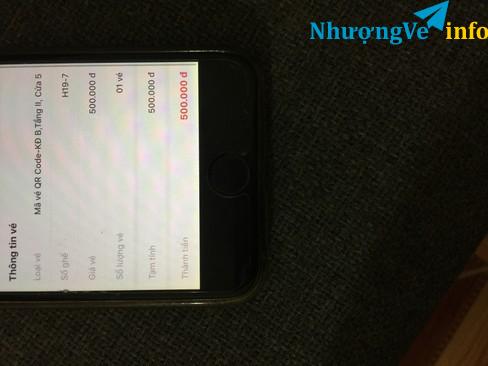 Ảnh Nhượng vé QR trận Việt Nam-UAE ngày 14/11