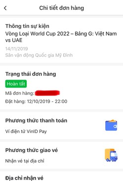Ảnh Bán cặp vé loại 3 (300k/vé) trận VN - UAE