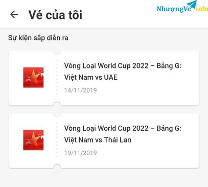 Ảnh Vé bóng đá Hà Nội