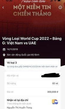 Ảnh Vé Viet Nam- UAE