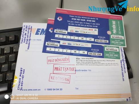 Ảnh Vé Trận VN - UAE kd D Cửa 2 sat nhau