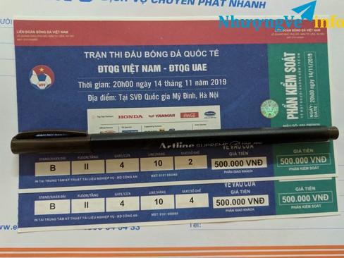 Ảnh Mình BÁN CẶP VÉ SIÊU SANG KHÁN ĐÀI B TẦNG 2 CỬA 4. CHỖ NGỒI ĐẸP NHẤT SÂN VẬN ĐỘNG MỸ ĐÌNH 0961273757