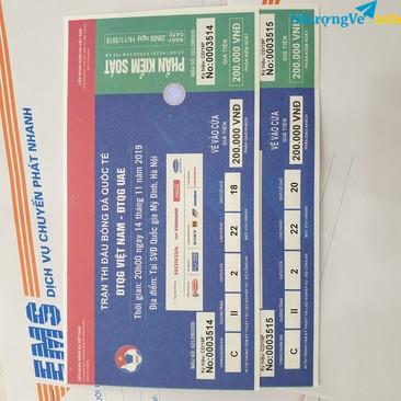 Ảnh Bán cặp vé UAE khán đài C