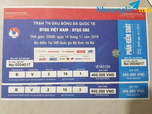 Ảnh Bán cặp vé 400k ghế đẹp, giá tốt