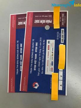 Ảnh CẶP VÉ UAE 300K CỬA 7 HÀNG 13 (DỄ XEM)