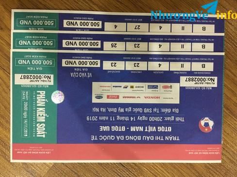 Ảnh Bán 3 vé khán B UAE loại 500k vị trí đẹp