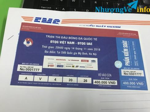 Ảnh Bán vé lẻ mẹnh giá 400k