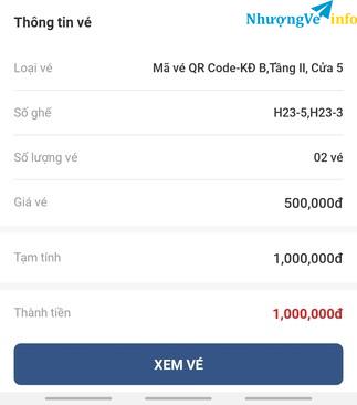 Ảnh Vé bóng đá trận VN - UAE KĐ B, tầng II cửa 5