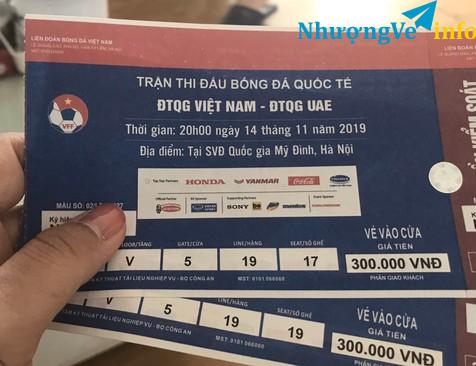Ảnh Bán cặp vé bóng đá mệnh giá 300k trận VN-UAE