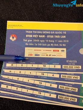 Ảnh Bán vé b2 cửa 1 500 trận thái lan và các cặp 400-300-200 có tất