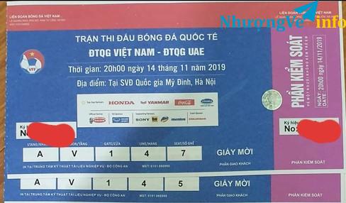 Ảnh BÁN CẶP VÉ SIÊU SANG (KĐ A TẦNG V CỬA 1) KHÁN ĐÀI DÀNH CHO ĐẠI GIA NGỒI Ạ, CẠNH QUAN CHỨC CẤP CAO