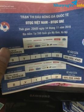 Ảnh Bán cặp vé 300k trận UAE giá rẻ cho bạn nào cần