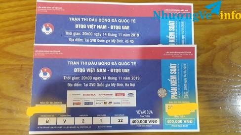 Ảnh Bán cặp vé khán đài BV1. Ai mua liên hệ: 0903437565