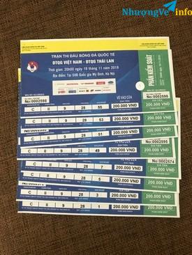 Ảnh Bán 10 vé bóng đá trận VietNam-ThaiLan 19/11 0972439268