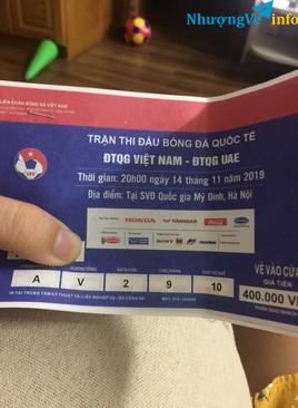 Ảnh Vé trận VN- UAE vị trí Vip- giá rẻ