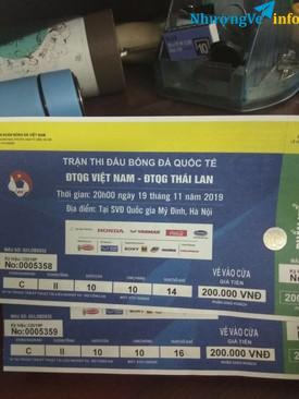 Ảnh Cặp 200k khán đài C cửa 10 hàng 10 trận Thái Lan cực đẹp cho bạn nào cần