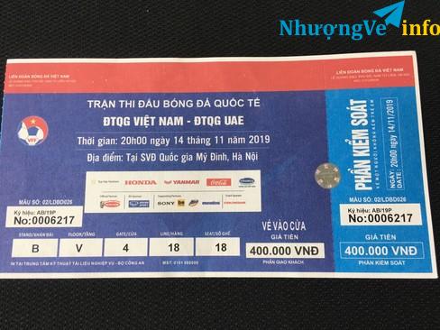 Ảnh 1 vé 400K Tran UAE MÁI CHE KHÔNG mặc cả
