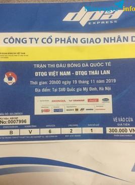 Ảnh 1 vé Lẻ 300 BV6 + 1 vé lẻ 200 kđ C cần cho ra đi giá rẻ trận thái lan ạ 0347805623