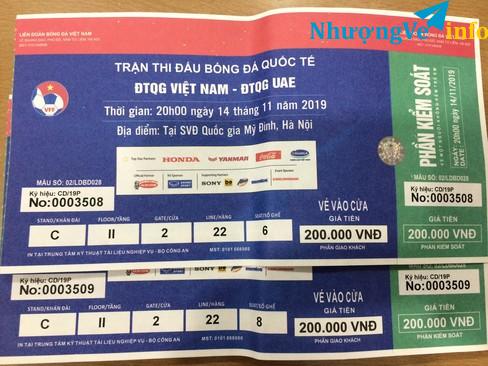 Ảnh *** Nhượng lại cặp vé VN - UAE