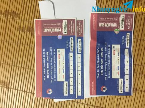 Ảnh Mình có 1 cặp và 1 vé lẻ trận Việt Nam-UAE 300k