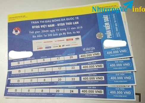 Ảnh Nhượng lại 2 cặp vé Vn vs THA ngày 19/11 giá rẻ