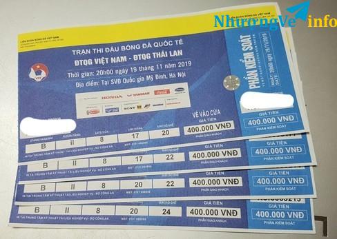 Ảnh Nhượng lại 4 vé Trận Việt Nam vs Thái Lan 19/11 giá mềm