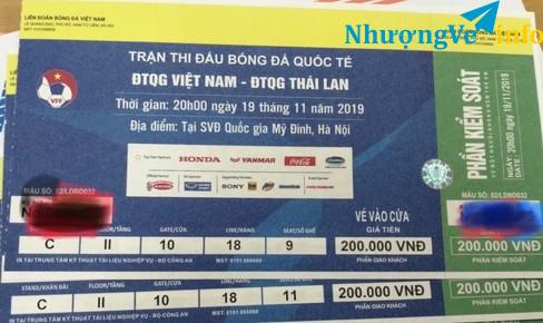 Ảnh Cần nhượng lại cặp vé VN- TL, khán đài C cửa 10 sát A lun cho ace nào nhiệt tình. 0904891985