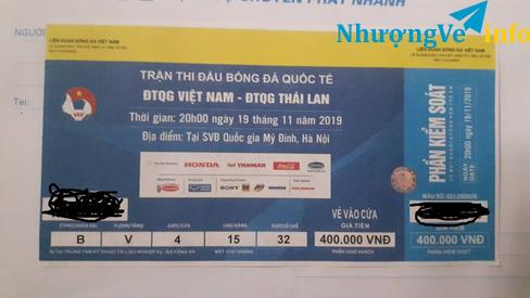 Ảnh Vé Khán B 400 Giá 2tr