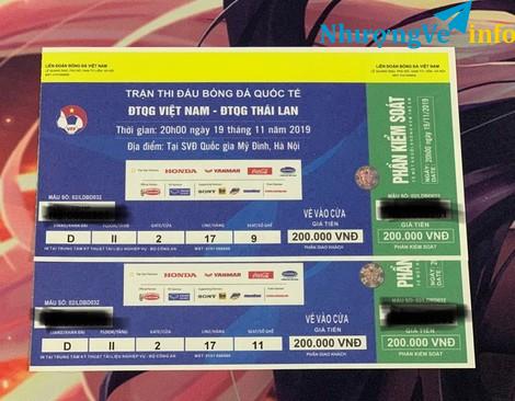 Ảnh Việt Nam Thái Lan khán D vé loại 200k gdtt Hoàn Kiếm bao check vé thật chính chủ vinid