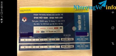 Ảnh 1 cặp khán đài A tầng V cửa 4 (view đẹp)