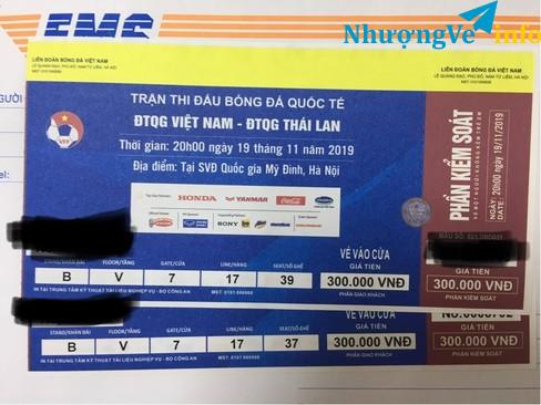 Ảnh Vé trận Thái Lan siêu hot đây
