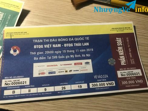 Ảnh bán cặp vé 300k View siêu đẹp Trận Việt Nam - Thái Lan, cần bay nhanh