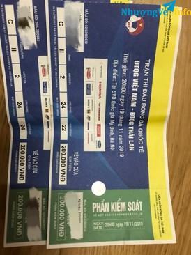 Ảnh Bán 1 cặp vé Việt Nam - Thái Lan 200k khán đài C - cửa 2 - tầng II