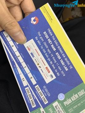 Ảnh Bán 1 Cặp Vé Bóng Đá Khán đài D, tầng 2, cửa 2, hàng 1 chính giữa khán đài