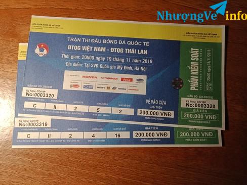 Ảnh Vé VN-TL khán đài C, 200K
