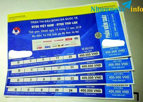 Ảnh Cần bán 3 cặp Vé xem trận Việt Nam - Thái Lan ngày 19/11/2019 ( khán đài A cạnh nhau)