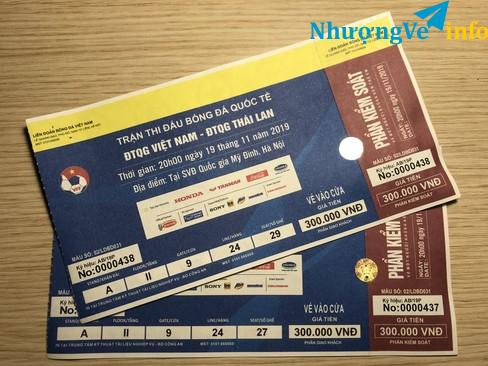 Ảnh Vé trận Việt Nam - Thailand. A, II, 9
