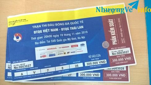 Ảnh BÁN CẶP VÉ VIỆT NAM-THÁI LAN