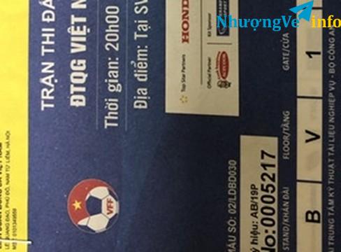 Ảnh Vé Bóng đá Thái Lan-VN