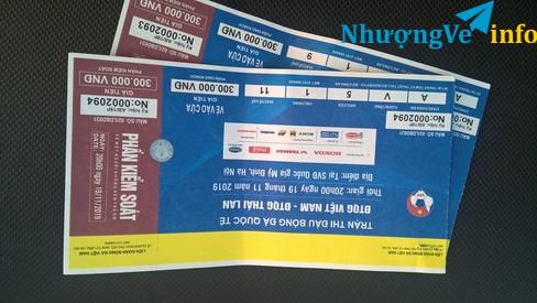 Ảnh BÁN VÉ VIỆT NAM-THÁI LAN