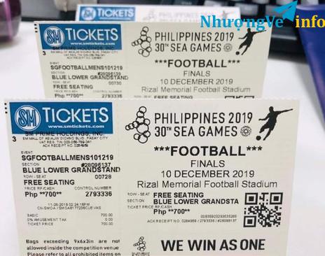 Ảnh Pass vé bóng đá seagame 30