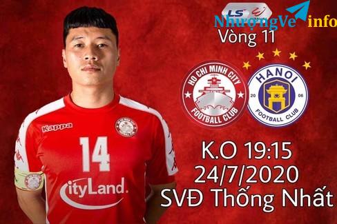 Ảnh BÁN VÉ BÓNG ĐÁ  CLBTPHCM VÀ   HÀ NỘI   FC SÂN THỐNG NHẤT  TPHCM 2020  NGÀY 24/7 LÚC 19H 15