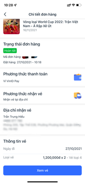 Ảnh Bán cặp vé ghế VIP trận VN - UAE