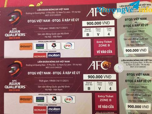 Ảnh Bán cặp vé Vn AR ở Nam Định