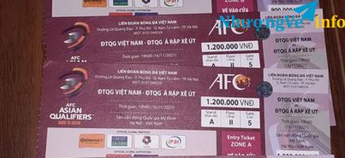 Ảnh Bán lỗ 1 triệu rưỡi cặp vé trận Việt Nam - Ả Rập. Free ship tận nơi check vé tại Hà Nội