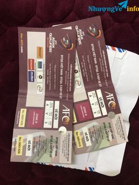 Ảnh Bán 2 vé xem bóng đá trận VN-Arap xe ut ngày 16/11/2021