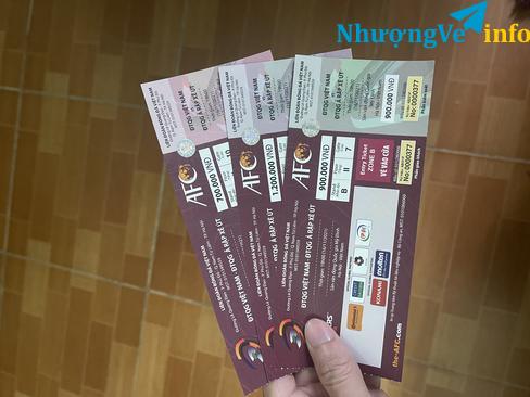 Ảnh Vé lẻ trận Việt Nam - Ả Rập 1tr2 còn 500, 700 còn 300, 900 còn 400