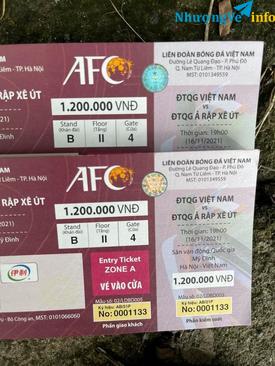 Ảnh Vừa bán vừa cho,2 vé 400k rẻ sml